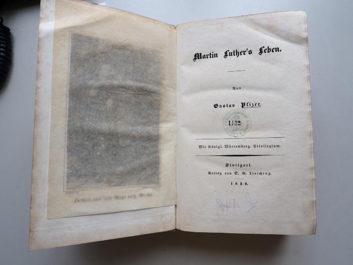  Martin Luther's Leben. (1836)