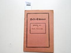  Heft-Schoner. Hebräisch-rein für Senta Mannasse. (k.A.)
