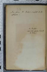 - (Magnus, Eduard Isidor;Geiger, Abraham), Von Hand: Widmung; 'Dem Herrn Dr. Geiger rempfiehlt sich hochachtungsvoll der Verfasser (gegenwärtig wohnhaft in Neumarkt bei Breslau)'. 