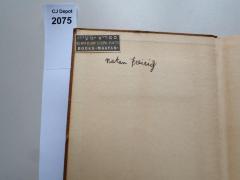 - (Freilich, Natan), Von Hand: Autogramm, Name; 'Natan Freilich'. 