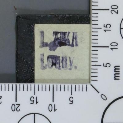 - (Zika, I.), Stempel: Exlibris, Name; 'I. ZIKA [?]
Louny.'.  (Prototyp)