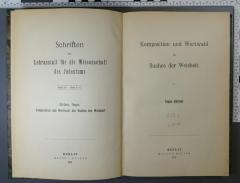 229.3 GAER : Komposition und Wortwahl des Buches der Weisheit (1912)