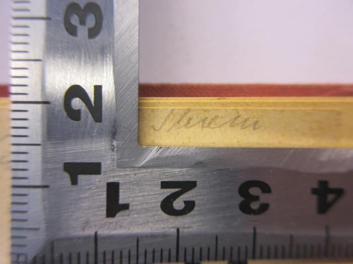 -, Von Hand: Name; 'Thiem'