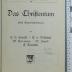 230 CORN : Das Christentum : fünf Einzeldarstellungen (1908)