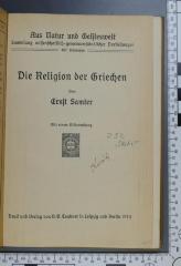 292 SAMT : Die Religion der Griechen (1914)