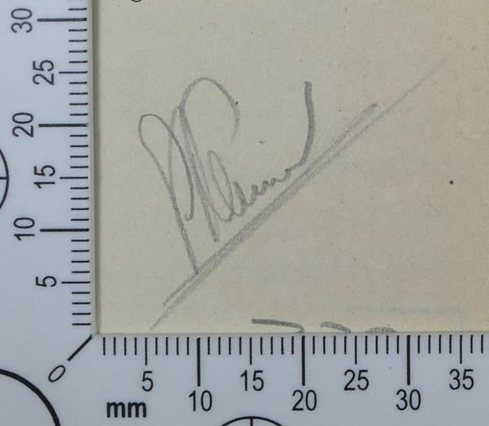 - (Kleiner, Emil), Von Hand: Exlibris, Name; 'E. [?] Kleiner'. 