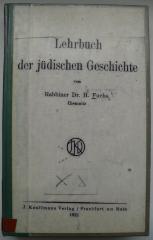 Gesch 829/2 : Lehrbuch der jüdischen Geschichte (1922)