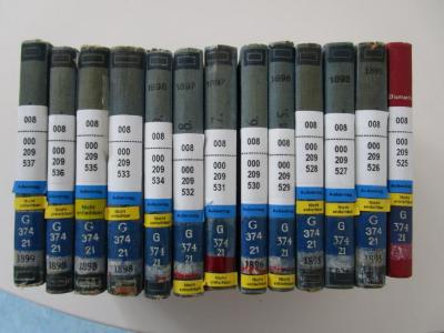 G 374;35366;008 21;;000 209 1-13;1-13;525-537: Fürst Bismarcks Reden (1895-99)