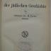 Gesch 829/2 : Lehrbuch der jüdischen Geschichte (1922)