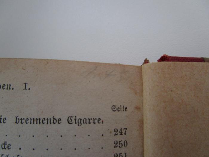 G 374;35366;008 21;;000 209 1-13;1-13;525-537: Fürst Bismarcks Reden (1895-99);- (unbekannt), Von Hand: Preis; '1.45'. 