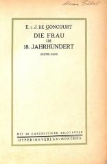S 558/17 : 1 : Die Frau im 18. Jahrhundert (1920)