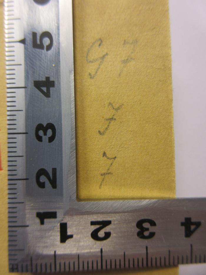 -, Von Hand: Nummer; 'G7
J
7'