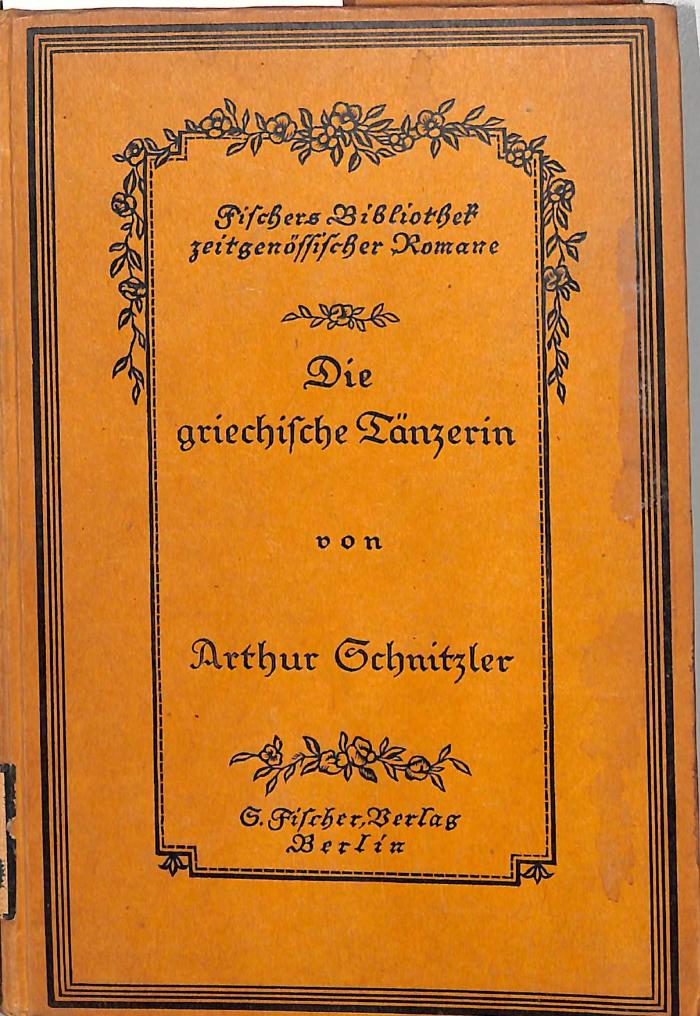 Z 4070 : Die griechische Tänzerin und andere Novellen ([1914])