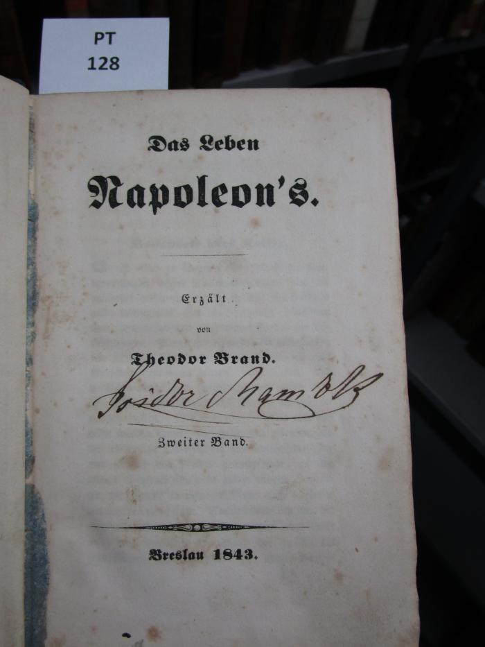  Das Leben Napoleon's (1843)