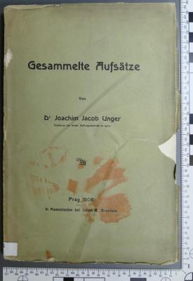 296.04 UNGE : Gesammelte Aufsätze (1908)
