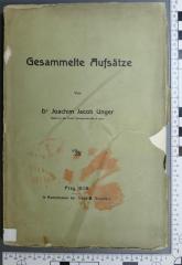 296.04 UNGE : Gesammelte Aufsätze (1908)