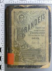 296.059 BRAN;Nb 30 ; ;: Brandeis illustrirter israelitischer Volkskalender : für das Jahr der Welt 5655 (1894-1895)