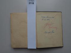 - (Taussig, J.), Von Hand: Autogramm, Name; 'J. Taussig'. 