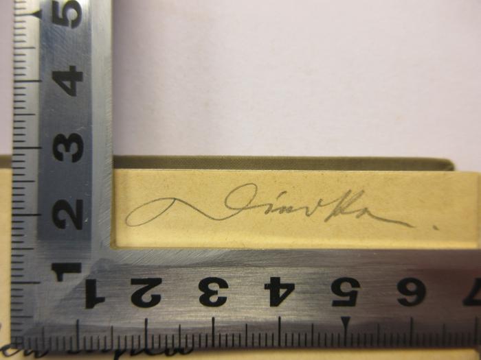-, Von Hand; '[?]'