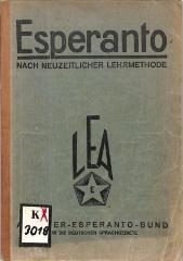 K 3018 : Esperanto nach neuzeitlicher Lehrmethode (1929)