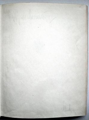 - (Erich[?]), Von Hand: Widmung, Name; 'Recht gute Besserung / Erich[?]'. 