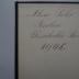 - (Selo, Alexander), Von Hand: Autogramm, Name, Ortsangabe, Datum; 'Alex Selo. Berlin. Elisabeth Str. 44" 1908'. 