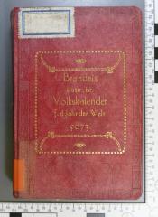 296.059 BRAN : Brandeis illustrirter israelitischer Volkskalender : für das Jahr der Welt 5673 (1912-1913)
