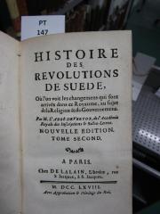  Histoire des révolutions de Suéde : où l'on voit les changemens qui sont arrivés dans ce royaume, au sujet de la religion et du gouvernement (1768)