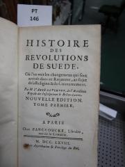  Histoire des révolutions de Suéde : où l'on voit les changemens qui sont arrivés dans ce royaume, au sujet de la religion et du gouvernement (1768)