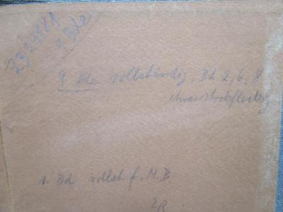 - (Martin Breslauer (Berlin)), Von Hand: Notiz; 'LB 29181
9 Bde
9 Bde vollständig, Bd 2, 6, 8 etwas stockfleckig
1. Bd vollst. f. M.B.
ER'. 