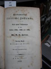  Nordamerikas sittliche Zustände; nach eigenen Anschauungen in den Jahren 1834, 1835 und 1836 (1839)