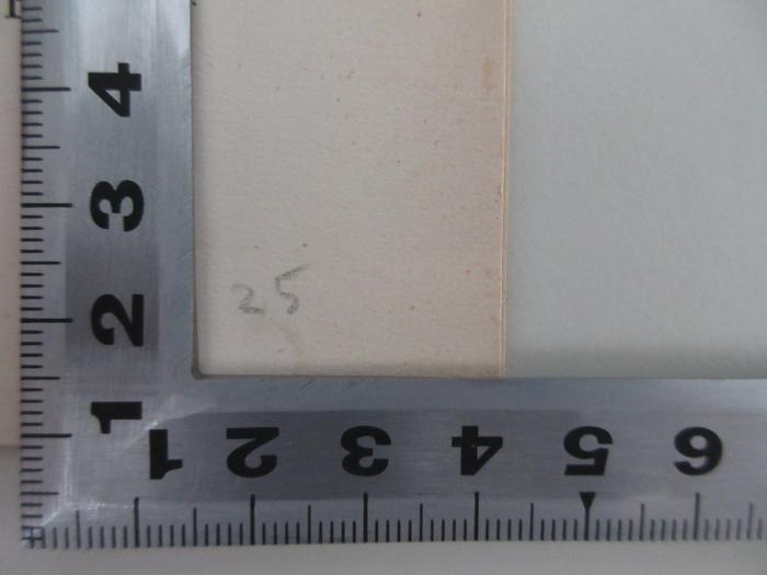 98/2021/41054 : Die Gegenwartsaufgaben deutscher Handelspolitik und der Deutsche Zollverein (1934);-, Von Hand: Nummer; '25'