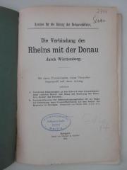 98/2021/41053 : Die Verbindung des Rheins mit der Donau durch Württemberg. (1903)