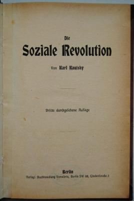 S 3739 : Die soziale Revolution (1911)