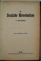 S 3739 : Die soziale Revolution (1911)