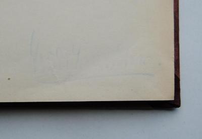 - (Brendler, Trudi), Von Hand: Name; 'Trudi Brendler.'. 