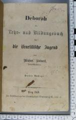 296.079.99 STEI : Deborah : ein Lehr- und Bildungsbuch für die israelitische Jugend  (1869)