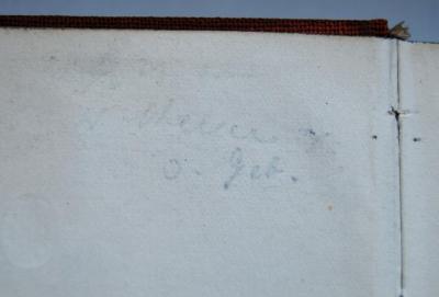 - ([?], Hermann), Von Hand: Notiz, Name; '[...] Wihelm[?] o. Geb.[?]'. 