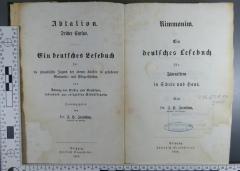 296.079.99 JACO : Rimmonim : ein deutsches Lesebuch für Jisraeliten in Schule und Haus  (1859)
