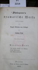  Die lustigen Weiber von Windsor. Titus Andronicus. Das Wintermärchen. (1852)