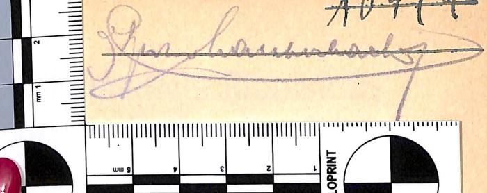 - (Lauenbachs[?], Kurt), Von Hand: Name; 'Kurt Lauenbachs[?]'. 