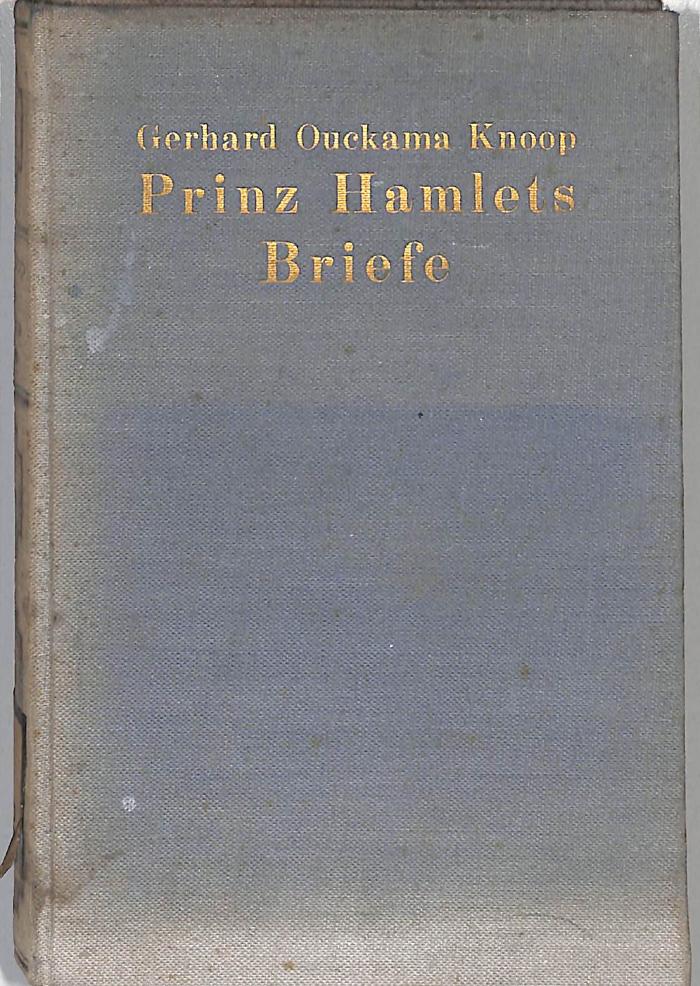 Z 7012 : Prinz Hamlets Briefe (1915)