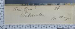 - (Verein Zion, Tobitschau), Von Hand: Exlibris; 'Verein "Zion" Tobitschau
26    1/11   01 [...]'. 