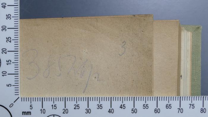 -, Von Hand: Nummer; '38526/2   3'