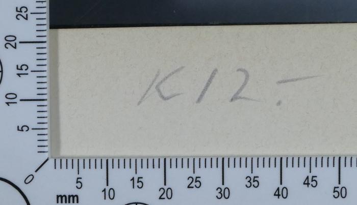 -, Von Hand: Preis; 'K 12.-'