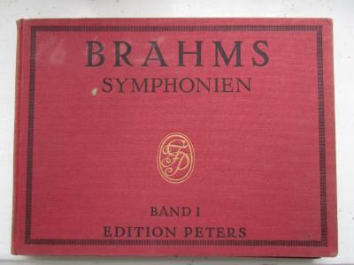 Vb;Vb 41;41 1 2. Ex.;2 2.Ex.: Symphonien von Johannes Brahms. Bearbeitung für Klavier zu vier Händen. (o.J.)