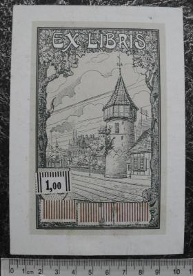 - (Cohen, Dr. Ernst), Etikett: Exlibris; 'EX LIBRIS Dr. Ernst Cohen.'. 
