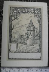 - (Cohen, Dr. Ernst), Etikett: Exlibris; 'EX LIBRIS Dr. Ernst Cohen.'. 