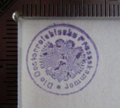 G93 / 1603 (Österreichische Pressekammer), Stempel: Wappen, Berufsangabe/Titel/Branche, Name; 'Die Oesterreichische Pressekammer'.  (Prototyp)