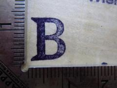 - (Österreichische Pressekammer), Stempel; 'B'.  (Prototyp)
